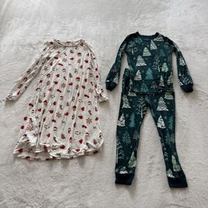 Bellabu Bear Kids 4T Christmas Pajamas Sleepwear Nightgown Set